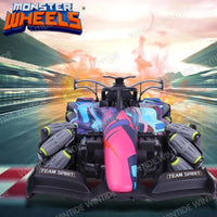 HKM-459219 Remote Control LED Racing Car for Kids - 2.4G Wireless Stunt Vehicle Suitable for Ages 5 and Up