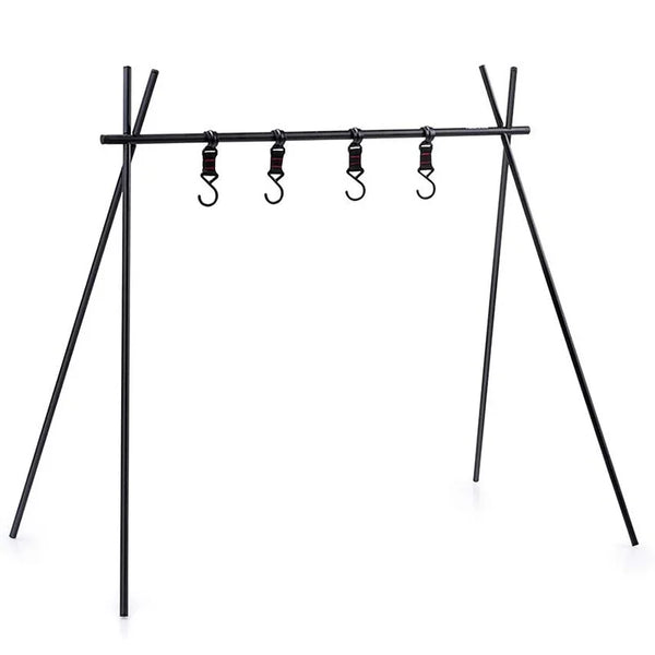 Outdoor Storage Camping Hanging Racks Aluminum Alloy Folding with Quick Easy Access for Beach Storage Bag for Hiking Products