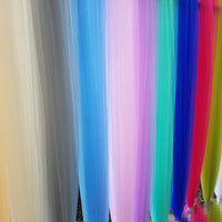 Swiss Dot Tulle Chair Sashes Organza Chair Back Bow Sheer Yarn Chair Covers for Wedding Banquet Party Event Decoration