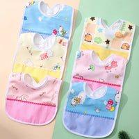 HKM-999187 Wholesale Newborn Baby U-Shaped Eating Bibs Soft Crystal Velvet Saliva Wipes Printed/Plain Patterns Waterproof Infants Toddlers
