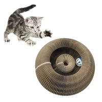 HKM-898707 Interactive Corrugated Cardboard Cat Scratching Board for Engaging Play and Claw Maintenance