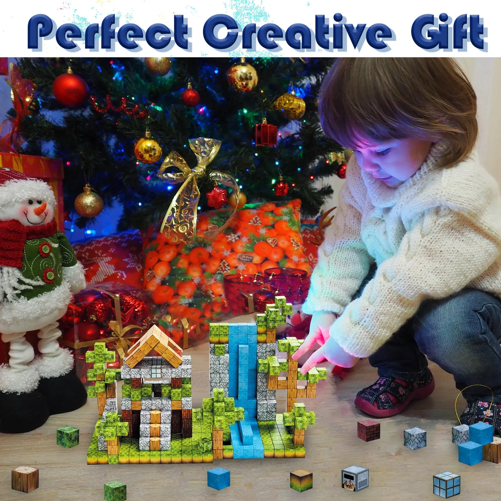 KTX-094931 106-Piece Magnetic Building Blocks Construction Set for Creative Learning