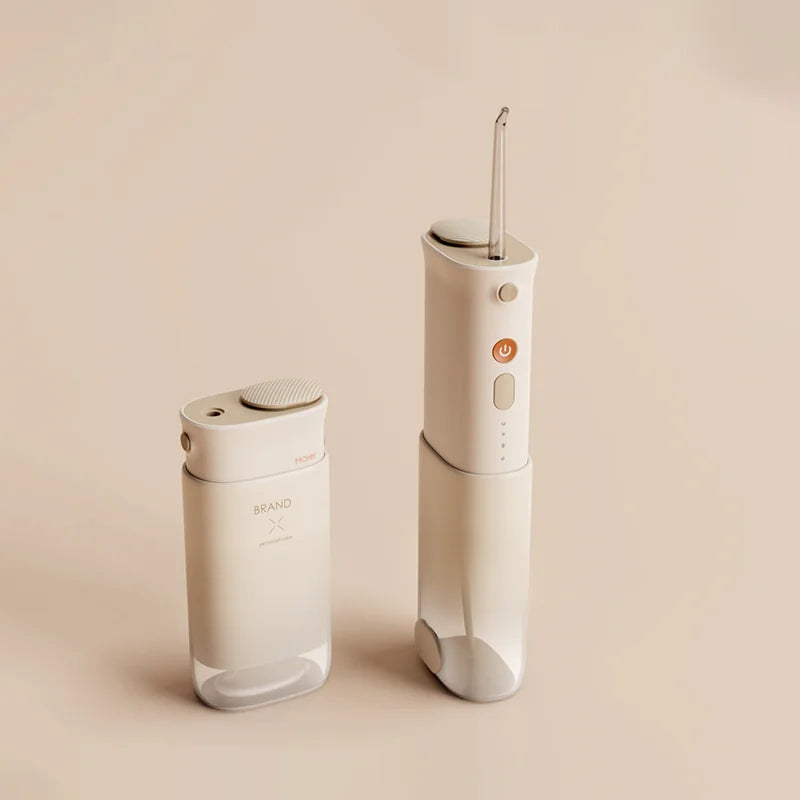 HKM-683795 Portable Mini Water Flosser for Dental Care - Efficient Household Water Jet Cleaner with Enhanced Battery Performance