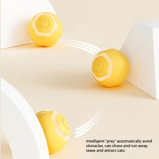 HKM-276115 Automatic Electric Rolling Cat Toy Ball for Engaging Playtime and Exercise