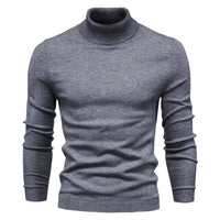 HKM-391251 Men Sweater Fall and Winter Men's Pullover Shirt New Bottoming Shirt Slim High Neck Casual Knit Sweater Thread Sweater