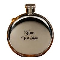 304 Stainless Steel 7ozip Black Flange Custom Mountain Is Calling Hip Flask Mini Hip Flask Leather Hip Flask