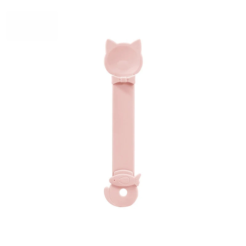 HKM-537107 Cat Treat Dispenser Squeeze Spoon for Liquid Snacks