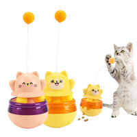 HKM-800403 Eco-Friendly Interactive Cat Toy Teaser Wand and Tumbler for Boredom Relief
