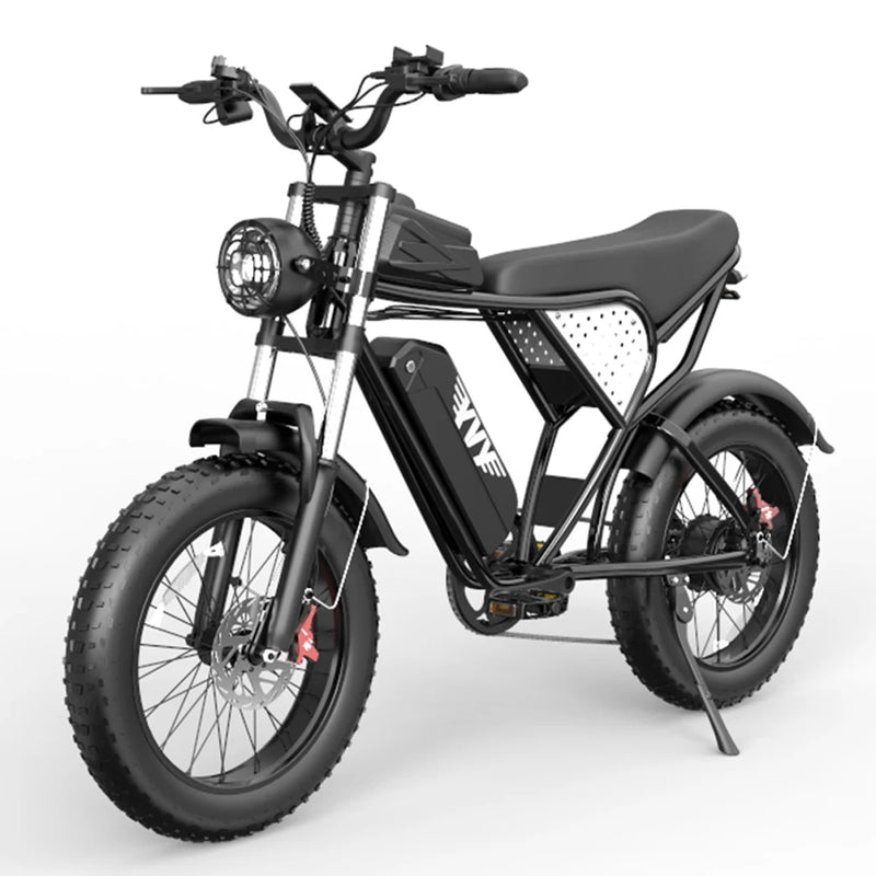Custom Logo YVY Q20 Enduro Ebike Fast 20" 48V 20Ah Mtb E Bike Fat Tire Electric Hybrid Bike Electric Dirt Mountain City Bicycle
