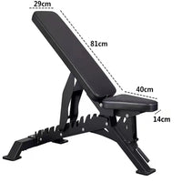 HKM-911571 Adjustable Dumbbell Bench for Home Gym - Flat, Incline and Decline Options