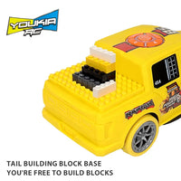 HKM-181267 Multifunctional Electric Truck Model with Lights and Music - Building Block Toy for Ages 2 to 13 Years