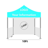 HKM-388435 Waterproof 10x10ft Aluminium Gazebo Canopy for Outdoor Events, Weddings, and Trade Shows