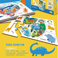 HKM-741779 3D Jigsaw Puzzle Music Box DIY Educational Toy for Children, Cognitive Development
