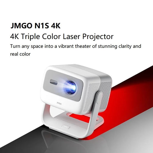 KTX-042131 4K Triple Color Laser MEMC Portable Projector with Automatic Keystone Correction and Smart Connectivity