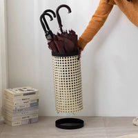Nordic Home Customizable Metal Commercial Storage Rack Easy-to-Move Hotel Umbrella Stand for Apartment Use