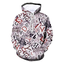 HKM-850003 Sweatshirt Long Sleeves Hoodie 3D Printed Casual Hooded Sweatshirt OEM Custom logo Clothing