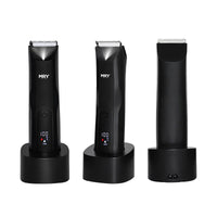 HKM-307539 Waterproof Back Shaver and Body Groomer for Men, IPX7 Rated, Ideal Trimmer for Sensitive Areas