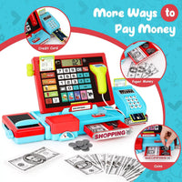 HKM-687443 EPT 52PCS Toy Cash Register with Electronic Sounds for Kids Indoor Pretend Play