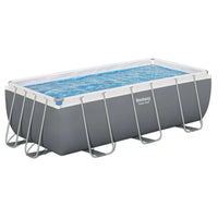 HKM-176019 Large Rectangular Steel Frame Swimming Pool for Outdoor Use