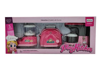 HKM-049043 Colorful Plastic Kitchen Play Set for Kids - Fun Household Appliances Toys