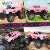 HKM-640019 1:20 Scale Off-Road Remote Control SUV with Headlights - 4 Channels, 4WD, Fast Racing Truck for Kids