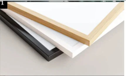 KTX-833683 Black and White Poster Picture Frames in Various Sizes: 4x6, 5x7, 6x8, 8x10, A1, A2, A3, A4, A5, 11x14, 12x16, 12x18, 16x20, 18x24, 24x36