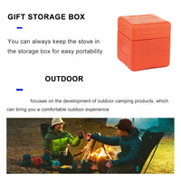 HKM-159059 Portable 6800W Camping Stove for Outdoor Cooking, Hiking and Picnics