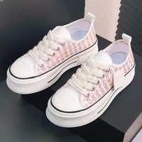 HKM-638739 XK901New Mesh Breathable Board Shoes for Women Summer Fashion Thick Sole Elevated Shoes Versatile Anti slip Sports Shoes