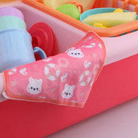 HKM-949587 Electric Toy Kitchen Play Set for Kids Age 2-7, Battery Operated Tableware Toys