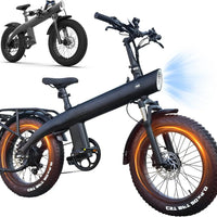 EU/US Warehouse Newest Pro Upgraded Version Q3 Foldable EBike All Terrain Electric Bicycle Fat Tire Electric Mountain CITY Bike