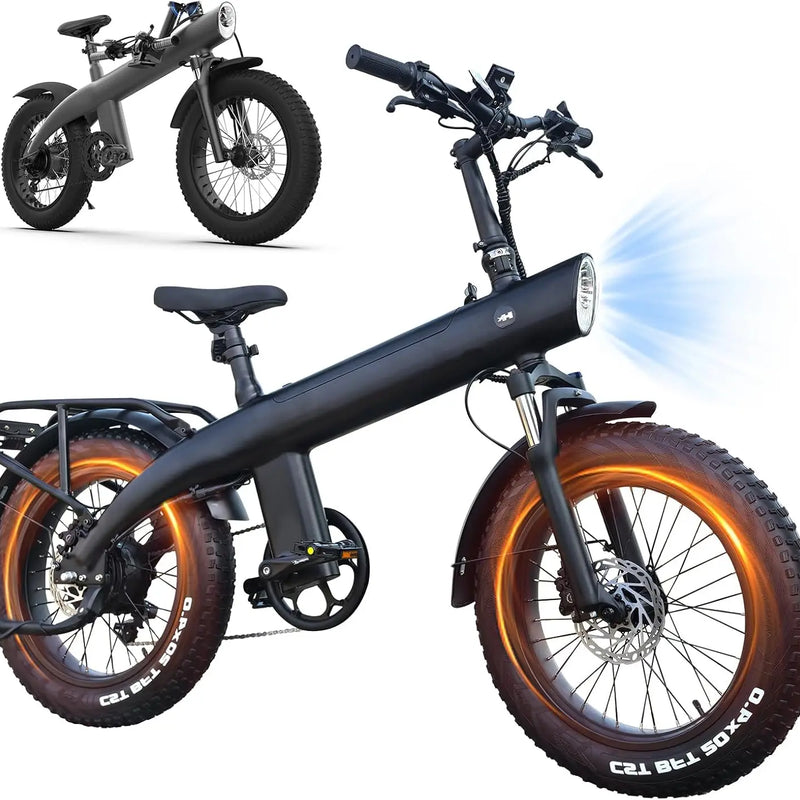 EU/US Warehouse Newest Pro Upgraded Version Q3 Foldable EBike All Terrain Electric Bicycle Fat Tire Electric Mountain CITY Bike