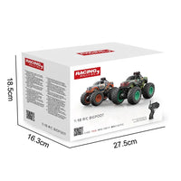 HKM-278419 1/18 Scale 2.4G 4Ch 4X4 RC Car with Super Wheels - Ready-to-Use Electric Vehicle for Indoor/Outdoor Fun