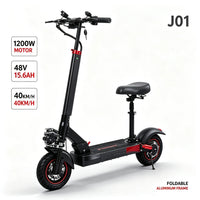 Fat Tire Electric Scooter for Adults Foldable Design Dual Motors Waterproof Lithium Battery 1200W Motor up 50km/h 30-40km Range