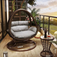 Modern Design Indoor Outdoor Rocking Swing Bird's Nest Balcony Hammock Chair 2-Seater Outdoor Furniture Hanging Basket Swing