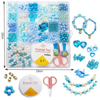 HKM-754131 DIY Jewelry Making Kit with Mixed Clay and Letter Beads for Creative Projects