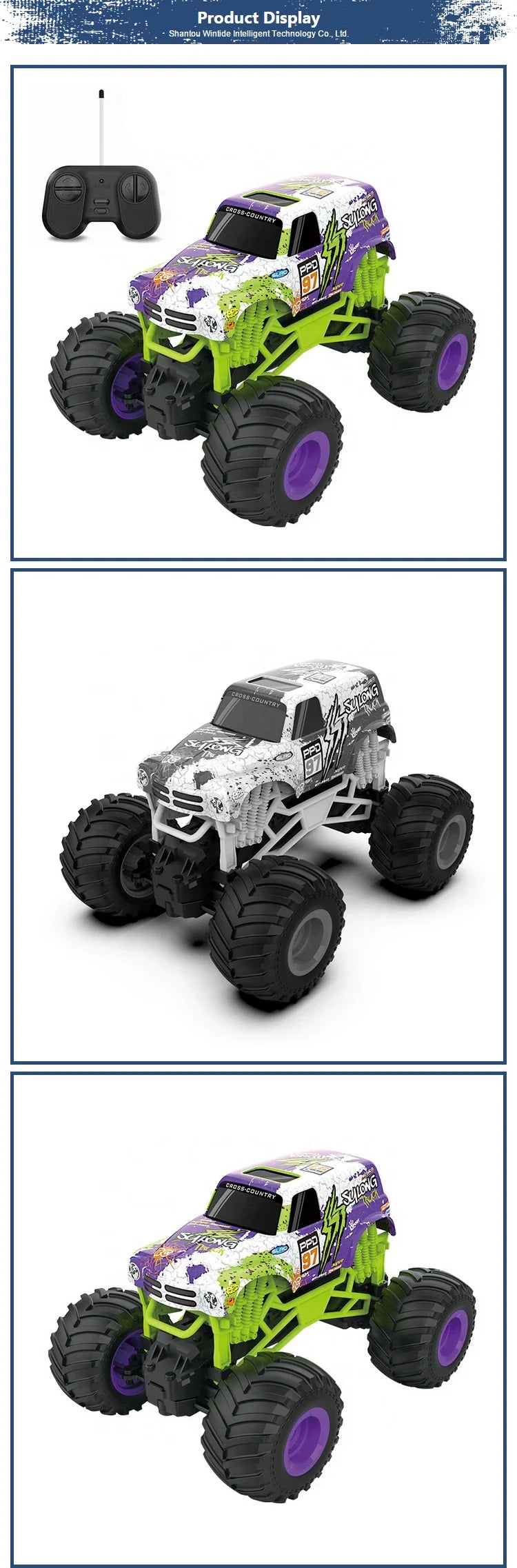 HKM-262611 1:16 Scale 2.4G Remote Control Off-Road Vehicle with 4WD for Kids