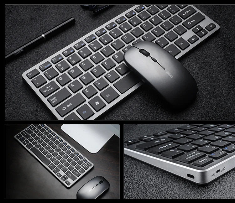 HKM-625107 Wireless Ergonomic Keyboard and Mouse Combo for PC - 2.4G Wireless Technology