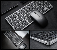 HKM-625107 Wireless Ergonomic Keyboard and Mouse Combo for PC - 2.4G Wireless Technology