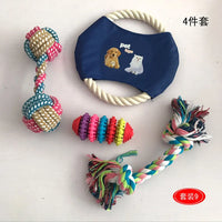 HKM-356307 Durable 12-Pack Interactive Chew Dog Toy Set for Active Play