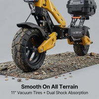 Off-Road E-Scooter with 1200W Motor 48V 13Ah Battery 25 Mile Range 11-Inch Tir - view 5 of 11