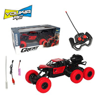 HKM-721363 1/12 Scale 4WD Remote Control Off-Road Car with Climbing Features and LED Light