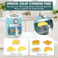 HKM-802707 Kids Kitchen Playset with Air Fryer - Pretend Chef Toy for Girls Age 2 and Up