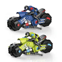HKM-131539 1:10 Scale 2.4GHz 4-Channel Stunt Off-Road Drift Car with LED Lights - Remote Control Motorcycle для Indoor/Outdoor Fun