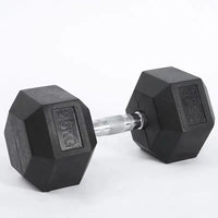 HKM-780499 Rubber Coated Hex Dumbbells for Professional Gym Use
