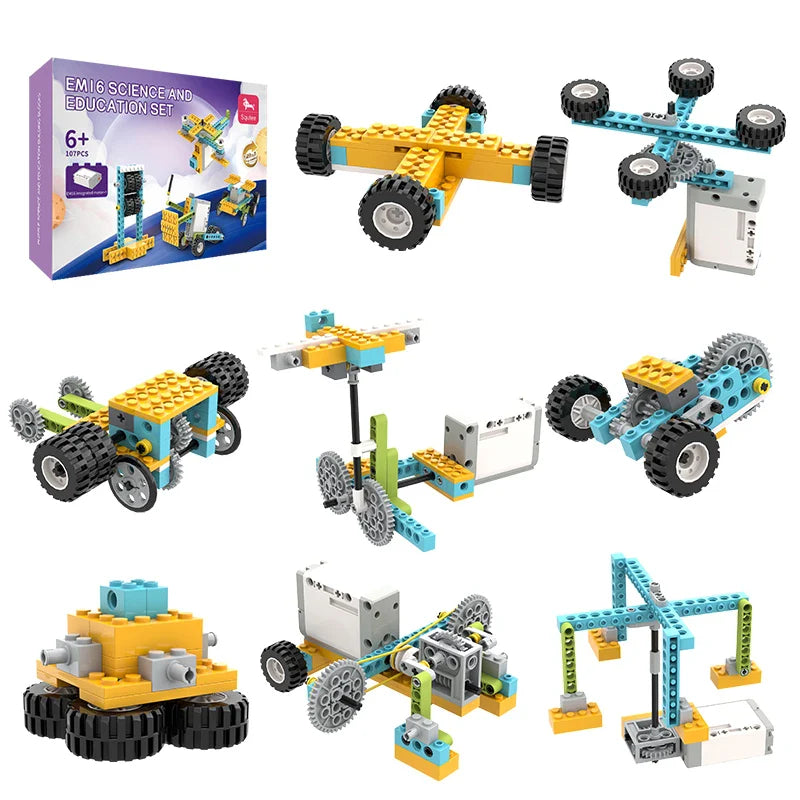 KTX-865555 Smart Robot Puzzle Building Set for Educational Play and Mechanical Learning