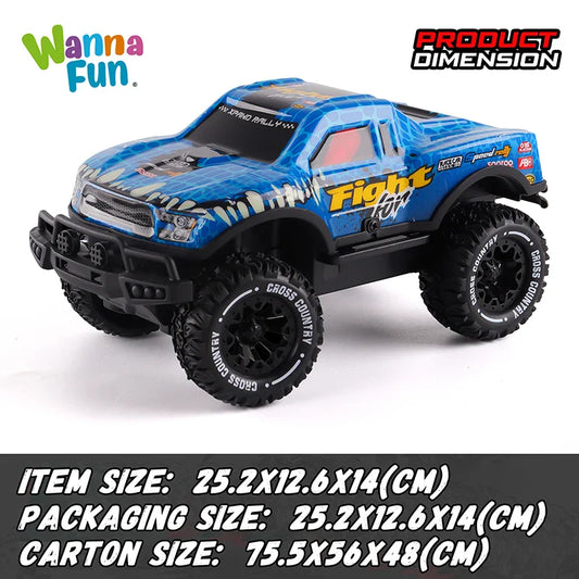 HKM-312339 1:20 Scale 4-Channel Remote Control Off-Road Car with TPR Wheels for Indoor and Outdoor Use