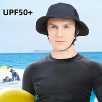 HKM-190675 UPF 50+ Sun Protection Bucket Hat for Outdoor Water Sports and Activities