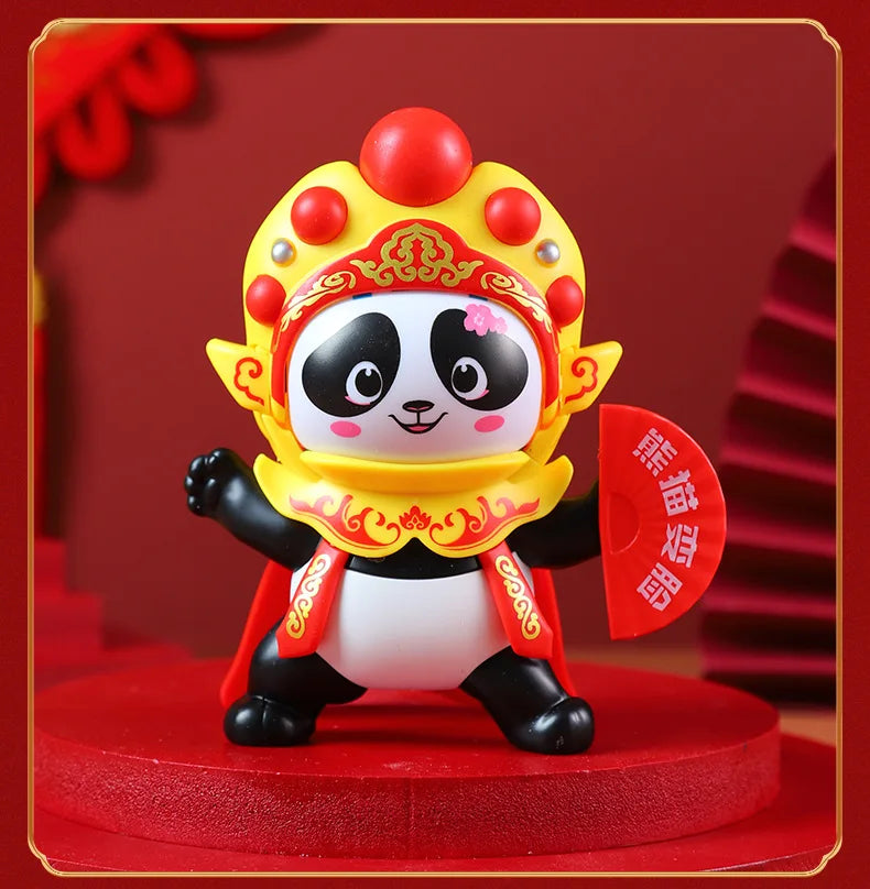 KTX-421459 Peking Opera Face-Changing Doll PVC Model Action Figure for Collectors and Play