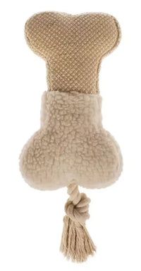 HKM-487379 Indestructible Plush Squeaky Chew Toy Set for Dogs – Includes 18cm Toys