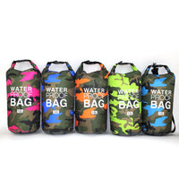 HKM-502547 Lightweight 5L Waterproof PVC Dry Bag with Shoulder Straps for Outdoor Activities